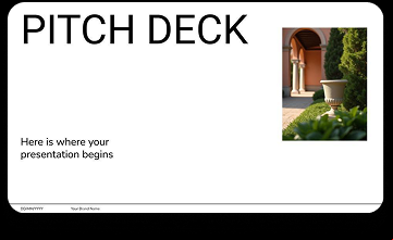 Pitch deck