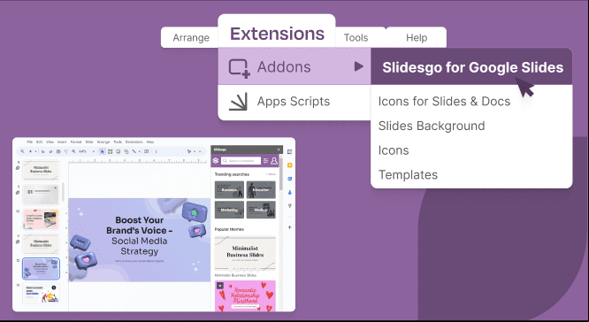 Google Addon